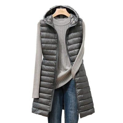 Amalie – Quilted Jacket with Hood – Padded – Black 7