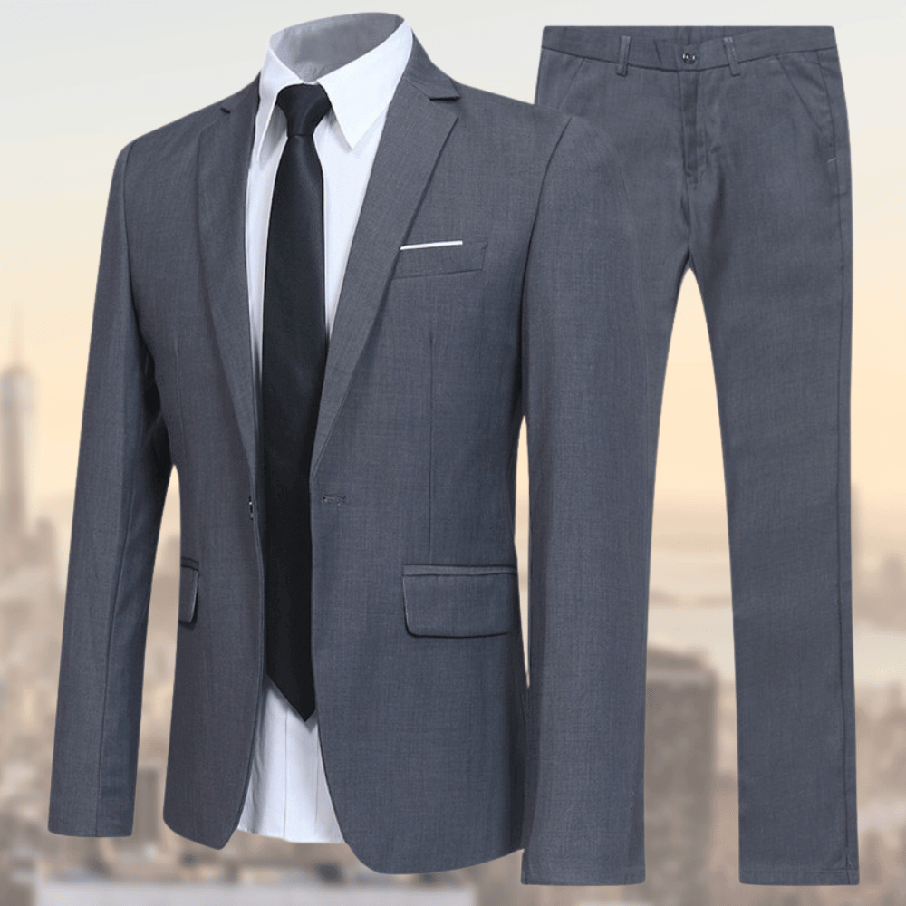 Andrew – Black Suit – Elegant Blazer and Trousers 1