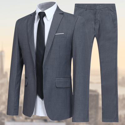 Andrew – Black Suit – Elegant Blazer and Trousers 1