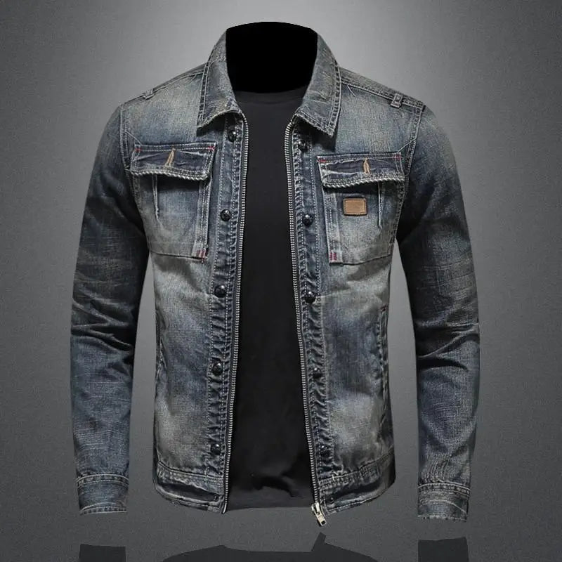 Antoine – Retro Denim Jacket – Blue 0