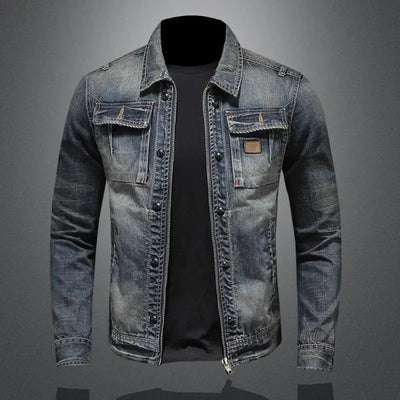 Antoine – Retro Denim Jacket – Blue 0