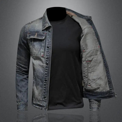 Antoine – Retro Denim Jacket – Blue 1