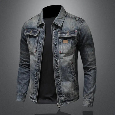 Antoine – Retro Denim Jacket – Blue 2
