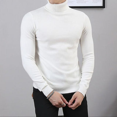 Antonios Italy – Men's Sweater – Slim Fit Cotton – Solid Color 5