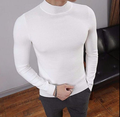 Antonios Italy – Men's Sweater – Slim Fit Cotton – Solid Color 6