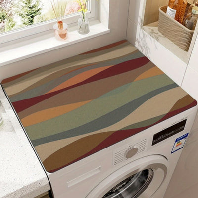 Appliance Mat – High-Density Microfiber – Gray – Standard Size – BohoShield 2