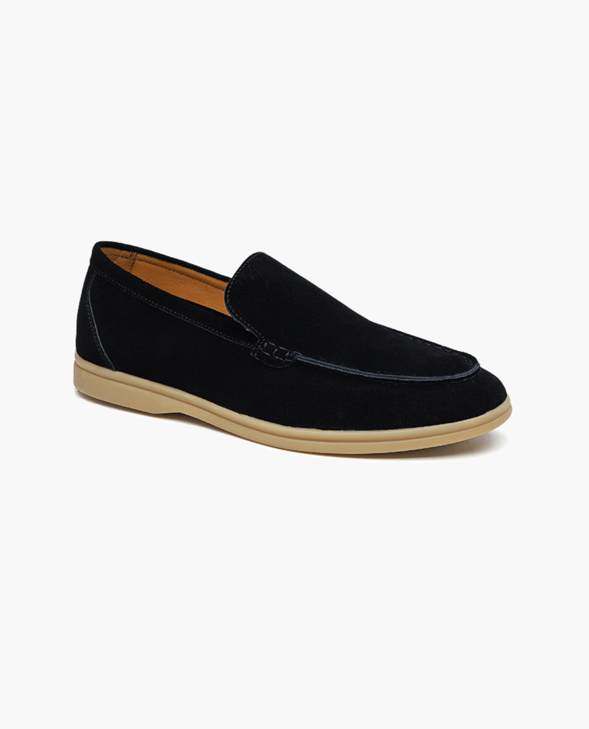 Arveilo – Gray Suede Loafers – Comfort Fit 4