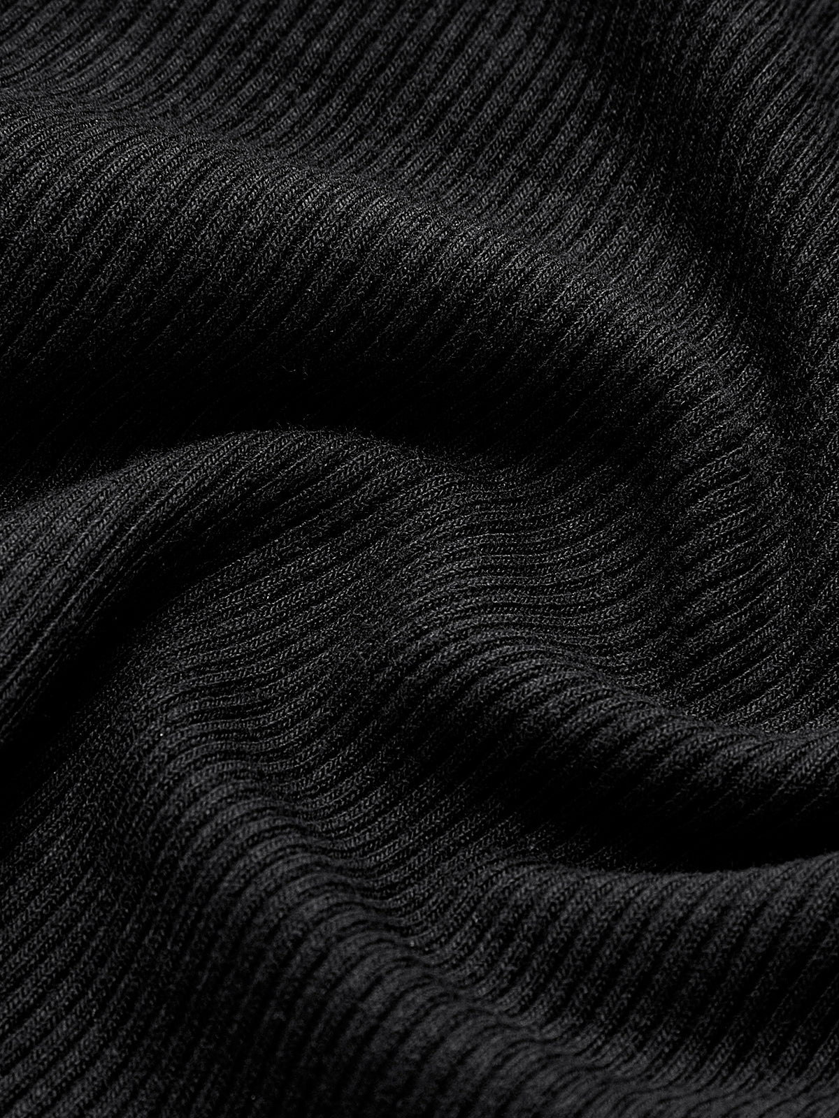 Basic – Women's Top – Ribbed – Black 6