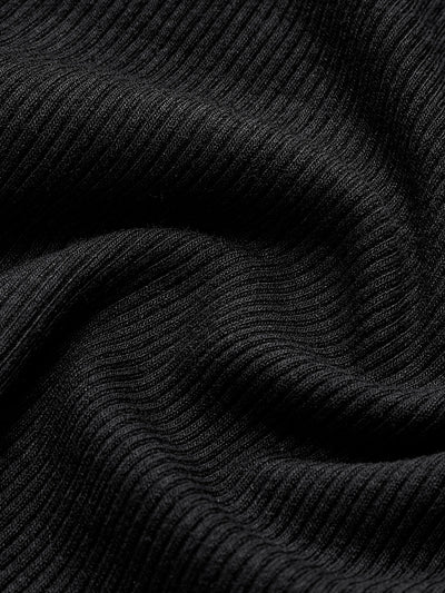 Basic – Women's Top – Ribbed – Black 6