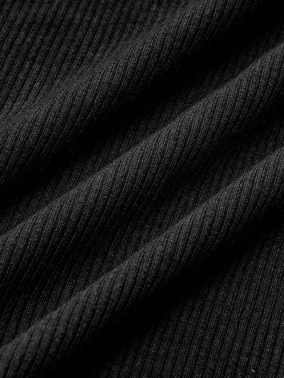 Basic – Women's Top – Ribbed – Black 7