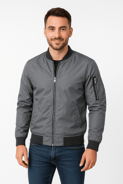Benjamin – Light Bomber Jacket – Navy 2