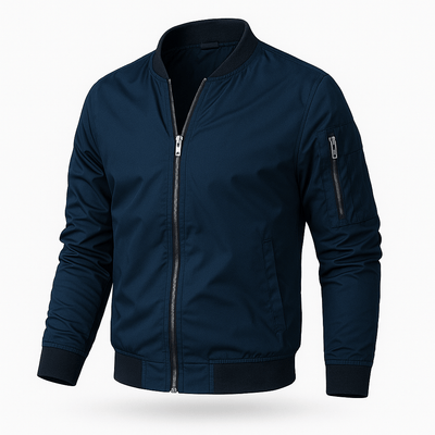 Benjamin – Light Bomber Jacket – Navy 5