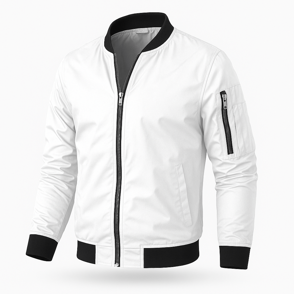 Benjamin – Light Bomber Jacket – Navy 7