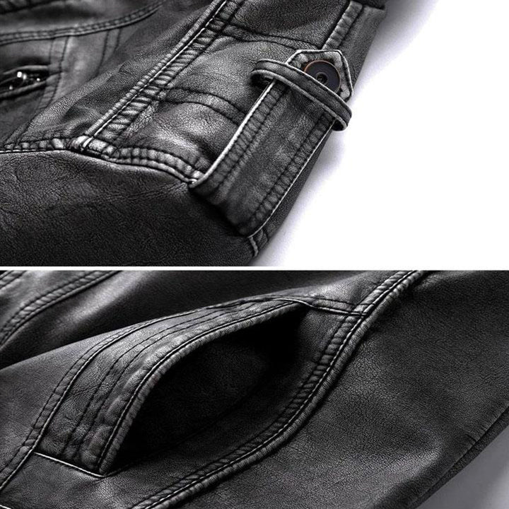 Bonanza – Black Leather Jacket – Waterproof 2