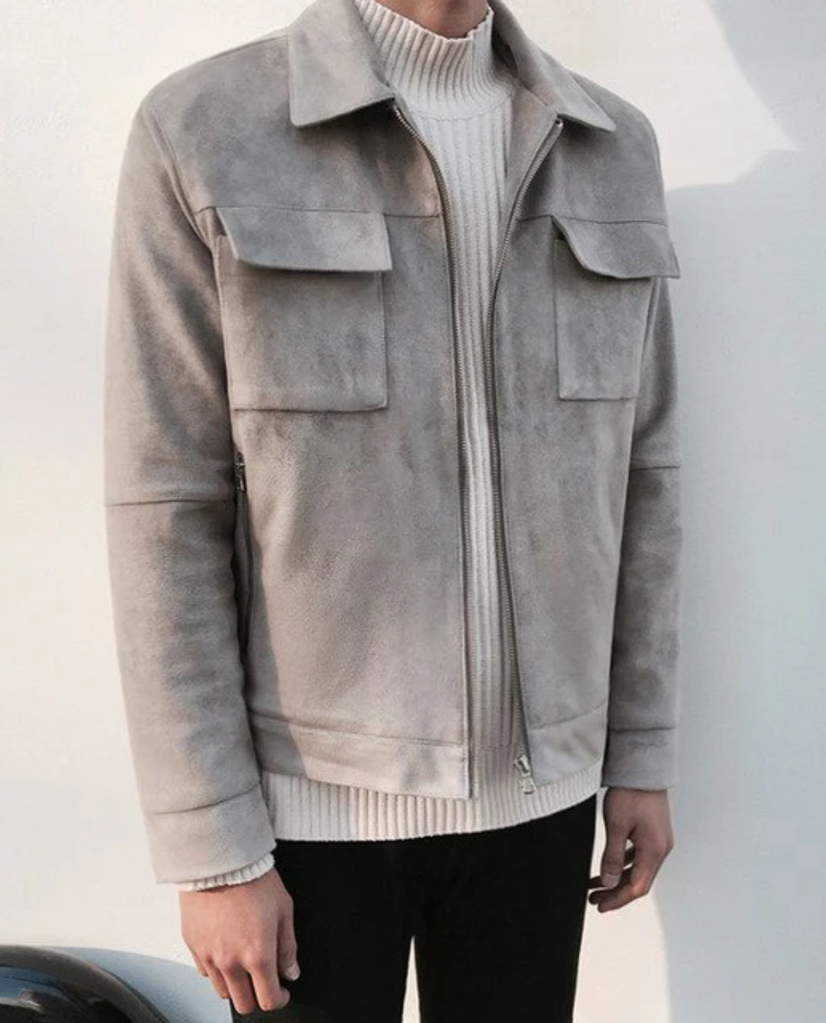 Briona – Black Suede Jacket – Premium Material 3