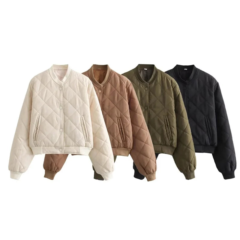 Brynlee – Casual Bomber Jacket – Warm – Black 5