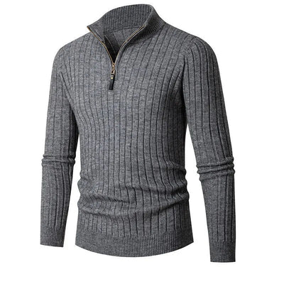ByCastello – Mens Sweater – Cotton Half-Zip – Navy 6