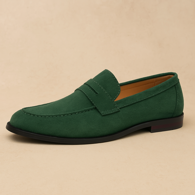 Casual – Mens Loafers – Suede – Brown 3