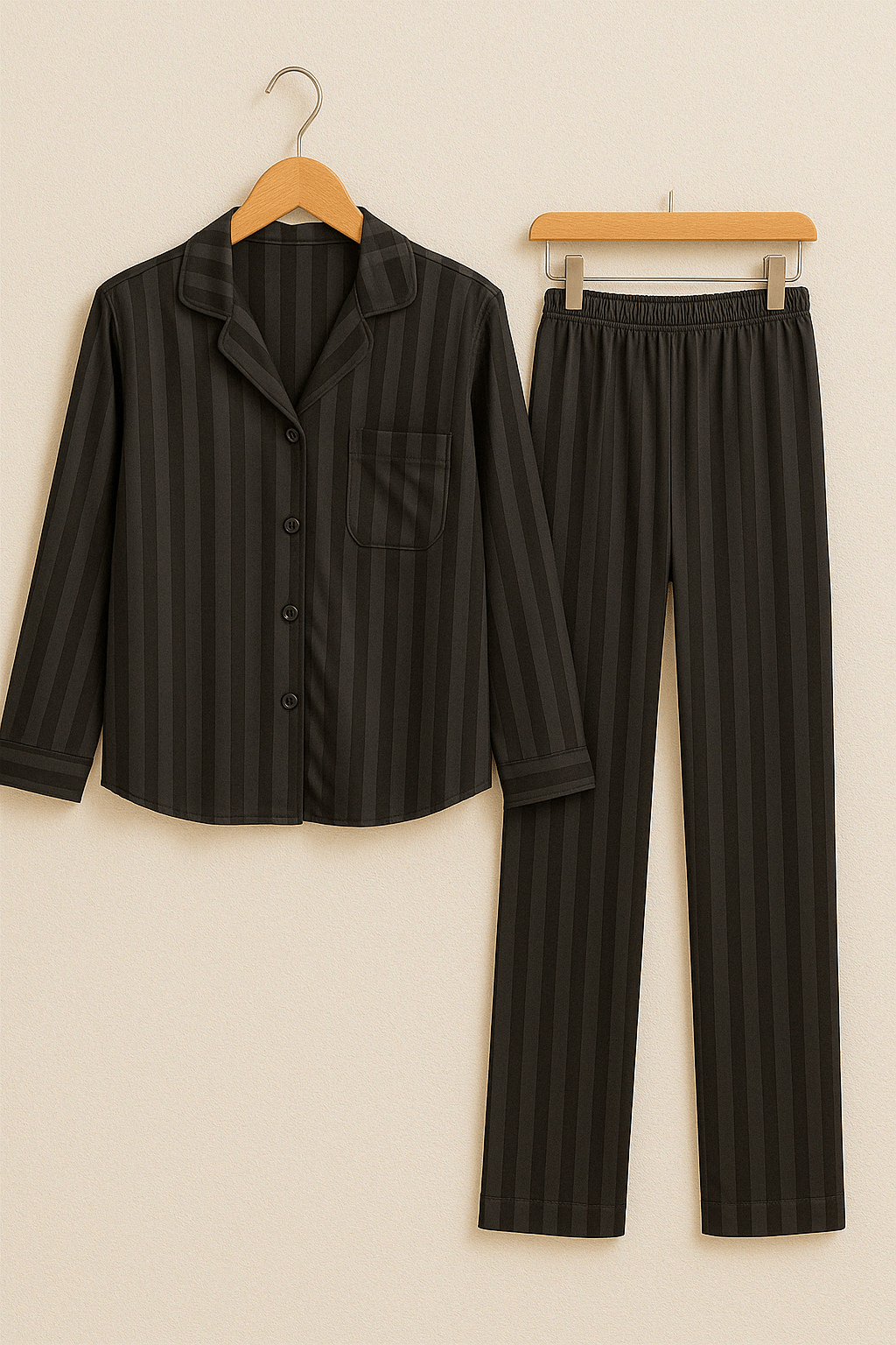 Christabel – Striped Pajama Set – Soft Cotton – Multi-Color 7