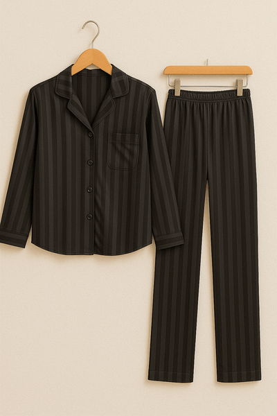 Christabel – Striped Pajama Set – Soft Cotton – Multi-Color 7