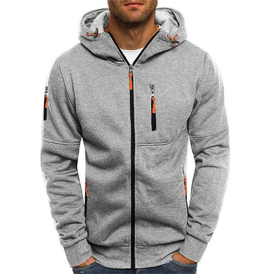 Classic Cotton Men's Hoodie – Comfortable Casual Wear – Gray 6