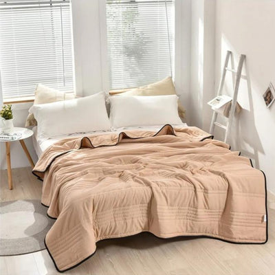 Cooling Blanket – Instant Cooling – Soft Fabric – Blue – Twin Size – EverChill 10