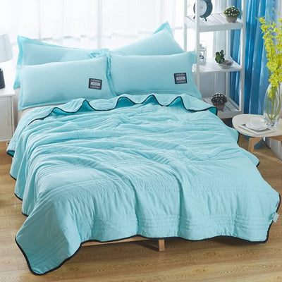 Cooling Blanket – Instant Cooling – Soft Fabric – Blue – Twin Size – EverChill 6