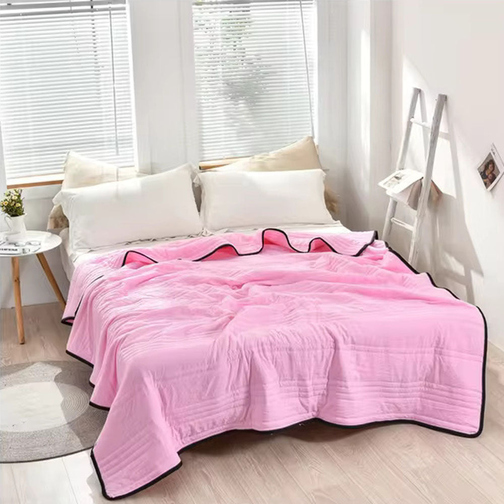 Cooling Blanket – Instant Cooling – Soft Fabric – Blue – Twin Size – EverChill 9