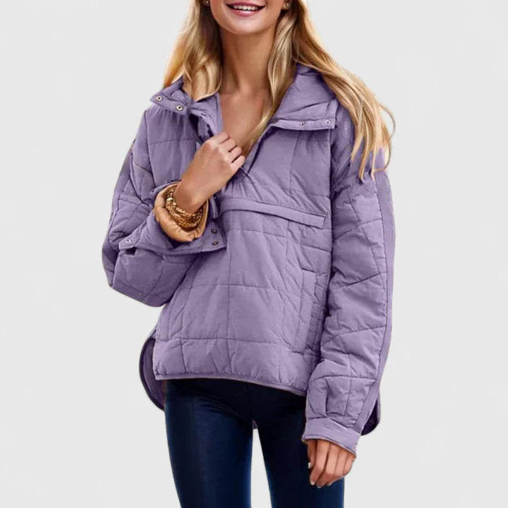 Cora – Black Puffer Jacket – Quilted – Lightweight 5