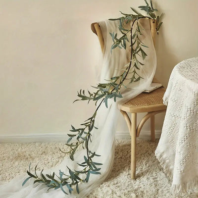 Decorative Lamp – Soft Ambient Light – Olive Branch Design – Green – GardenBrite 1