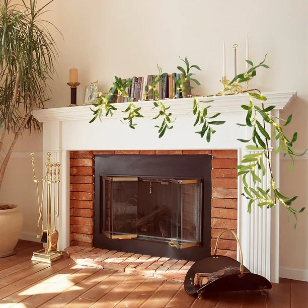 Decorative Lamp – Soft Ambient Light – Olive Branch Design – Green – GardenBrite 2