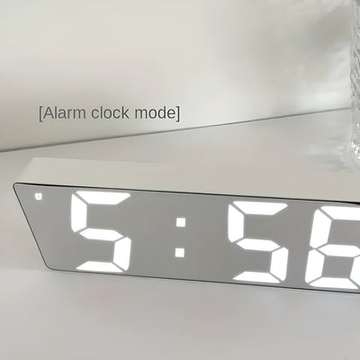 Digital Alarm Clock – LED Display – ABS Plastic – Black – Compact – Modern Essentials 4