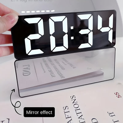Digital Alarm Clock – LED Display – ABS Plastic – Black – Compact – Modern Essentials 5