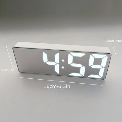 Digital Alarm Clock – LED Display – ABS Plastic – Black – Compact – Modern Essentials 8