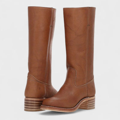 EVIE – Black Riding Boots – Knee-High – Synthetic Leather 4