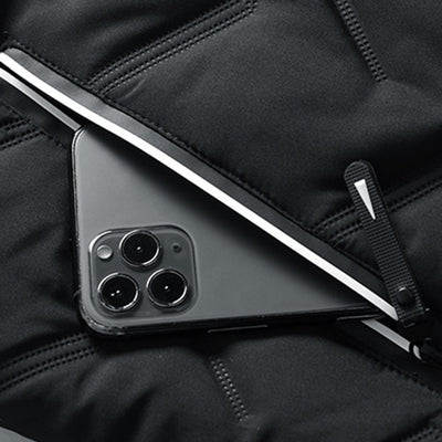 Elegant Men's Winter Jacket – Thermal Insulation – Black 6