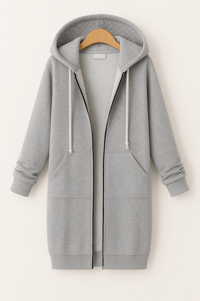 Ember – Casual Hoodie – Soft Fabric – Gray 5