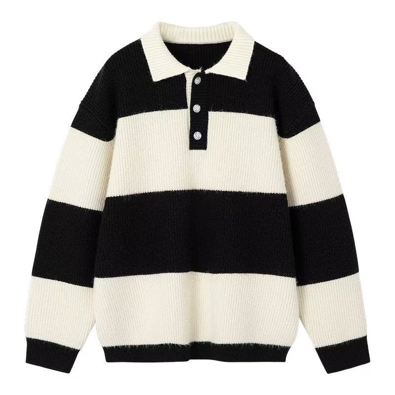 Esandro Vale – Classic Striped Sweater – Winter Edition – Multi-Color 0