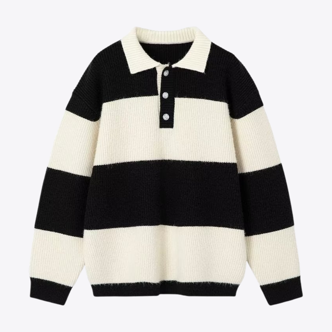 Esandro Vale – Classic Striped Sweater – Winter Edition – Multi-Color 1