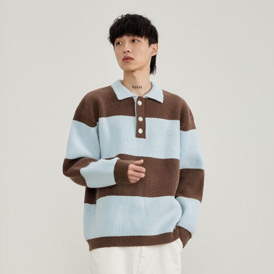 Esandro Vale – Classic Striped Sweater – Winter Edition – Multi-Color 3