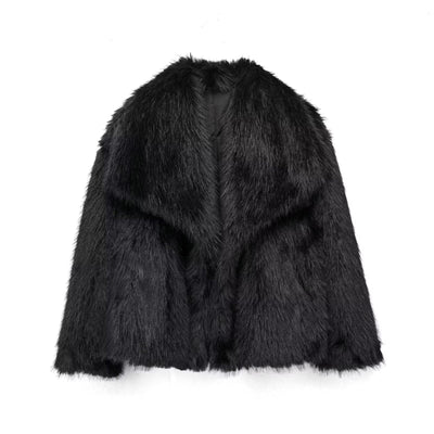 Esandro Vale – Eliante Fur Jacket – Sophisticated Outerwear – Black 9