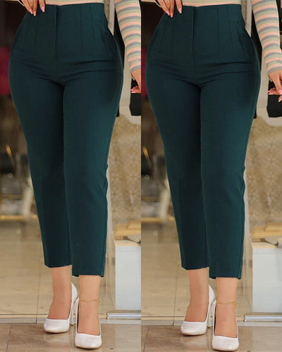 Esandro Vale – Tailored Fit Trousers – Black 10
