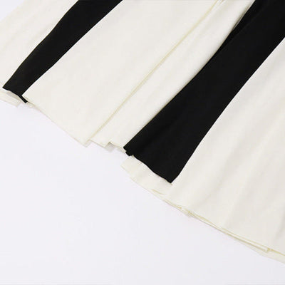 Esandro Vale™ – Black White Cocktail Dress – Premium Fabric 1