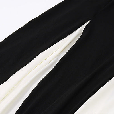 Esandro Vale™ – Black White Cocktail Dress – Premium Fabric 2