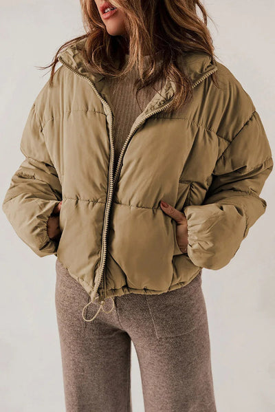 Farly – Women's Quilted Puffer Jacket – Lightweight – Black 1