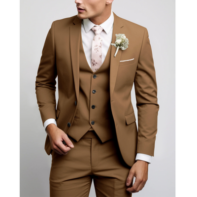 Formally – Slim Fit Wedding Suit – Three-Piece – Classic Gray 2