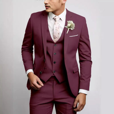 Formally – Slim Fit Wedding Suit – Three-Piece – Classic Gray 3