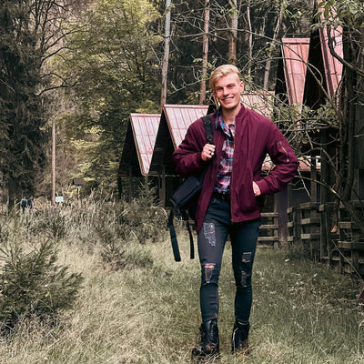 Gabriel – Lightweight Black Bomber Jacket 0