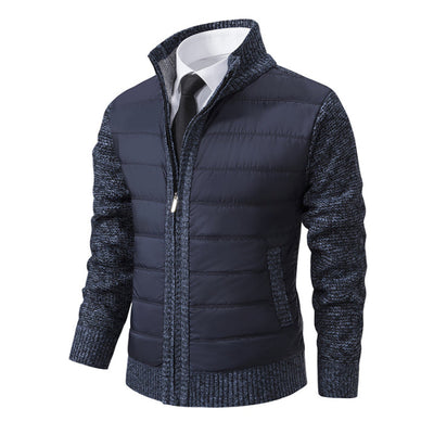 Gentlemen – Men's Quilted Winter Jacket – Black 1