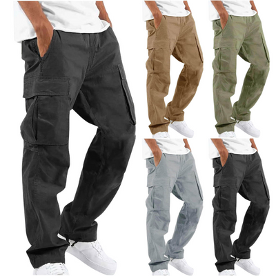 Gentlemen – Mens Cargo Pants – Soft Fabric – Black 4